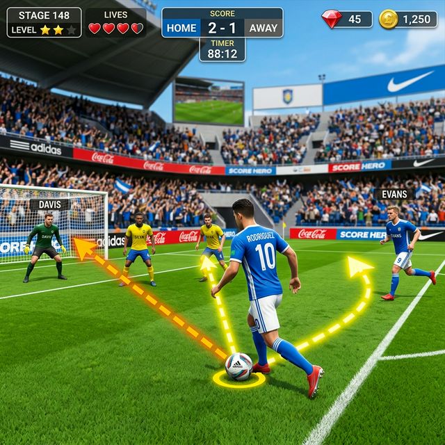 Score Hero Oynanış Görüntüsü 1